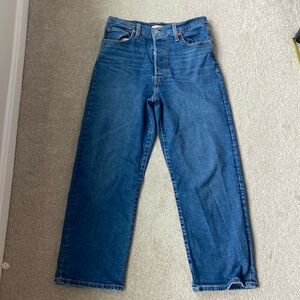 Levi’s ribcage ankle straight 29